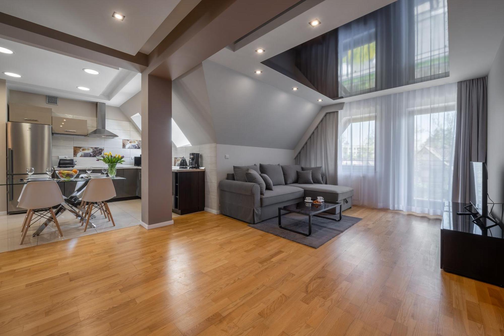 Prestige Apartamenty Bystra Woda Centrum Zakopane Oda fotoğraf