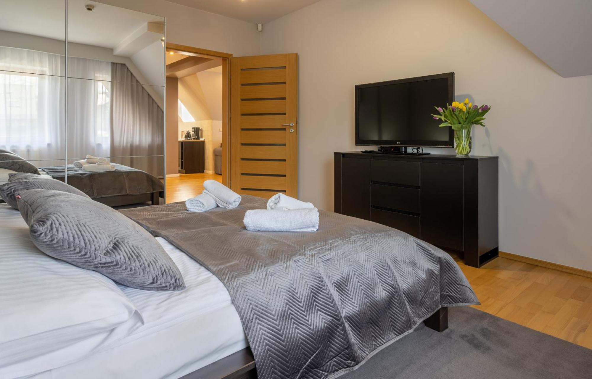 Prestige Apartamenty Bystra Woda Centrum Zakopane Oda fotoğraf